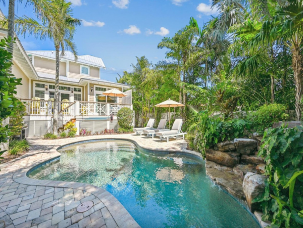 Holmes Beach Private Pool with Stroll to the Beach